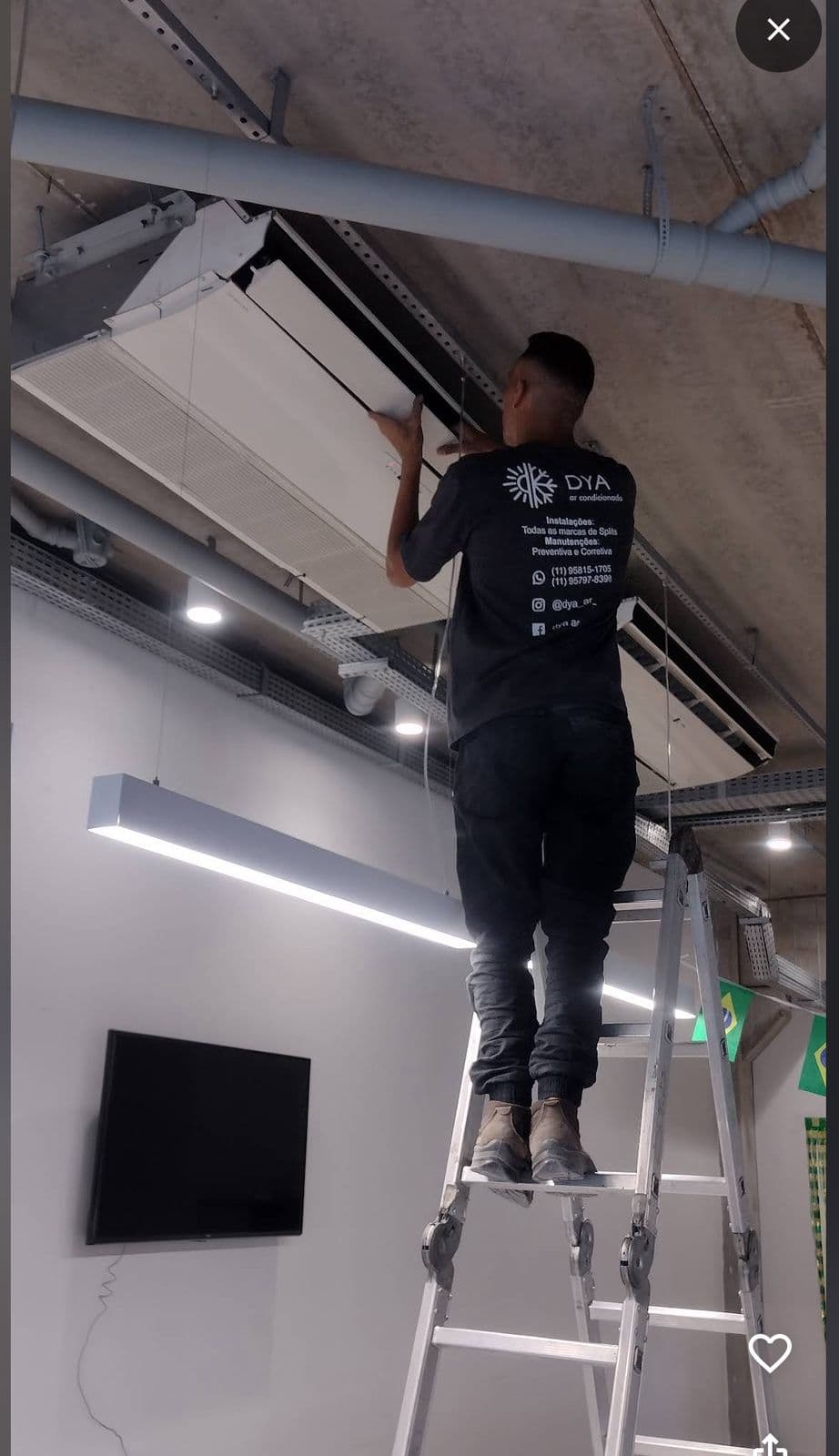 Projeto de ar condicionado dutado