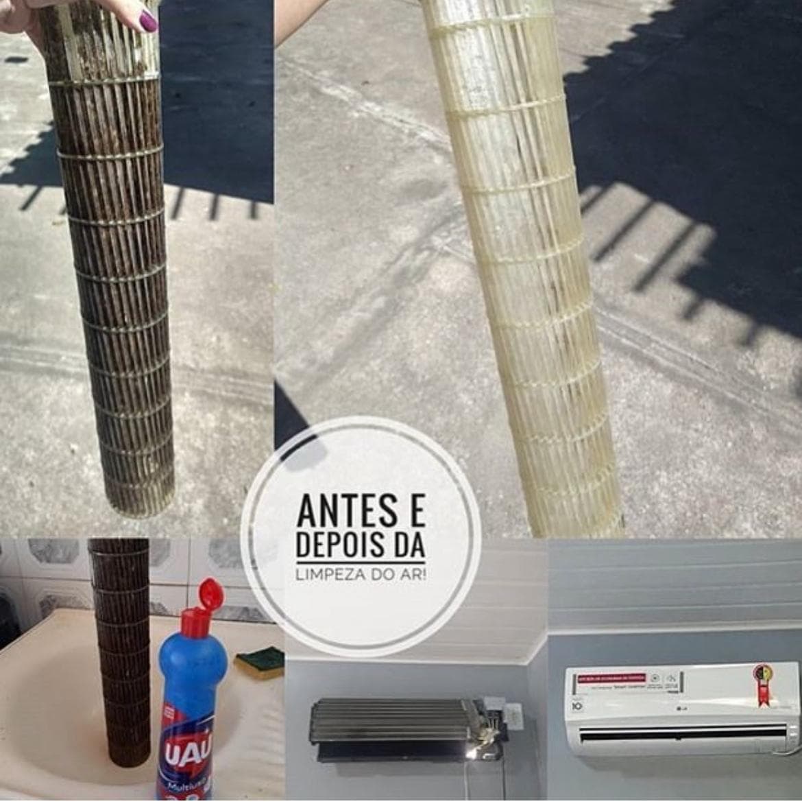 Higienização de ar condicionado residencial